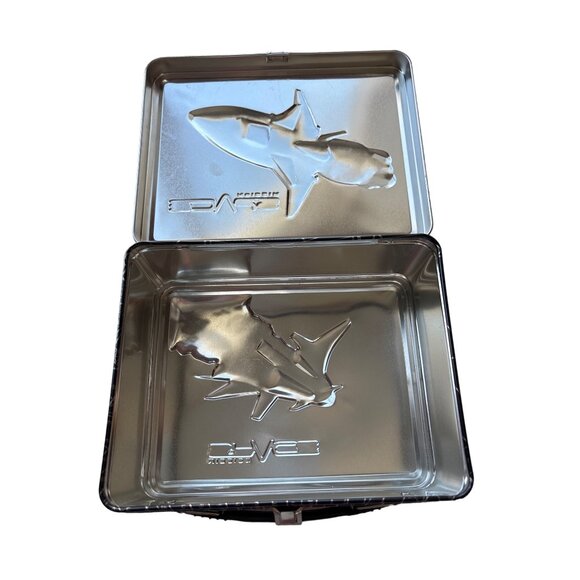 RARE Disney Epcot Mission Space Metal Tin Lunch Box With Space Shuttle Design - Picture 3 of 9